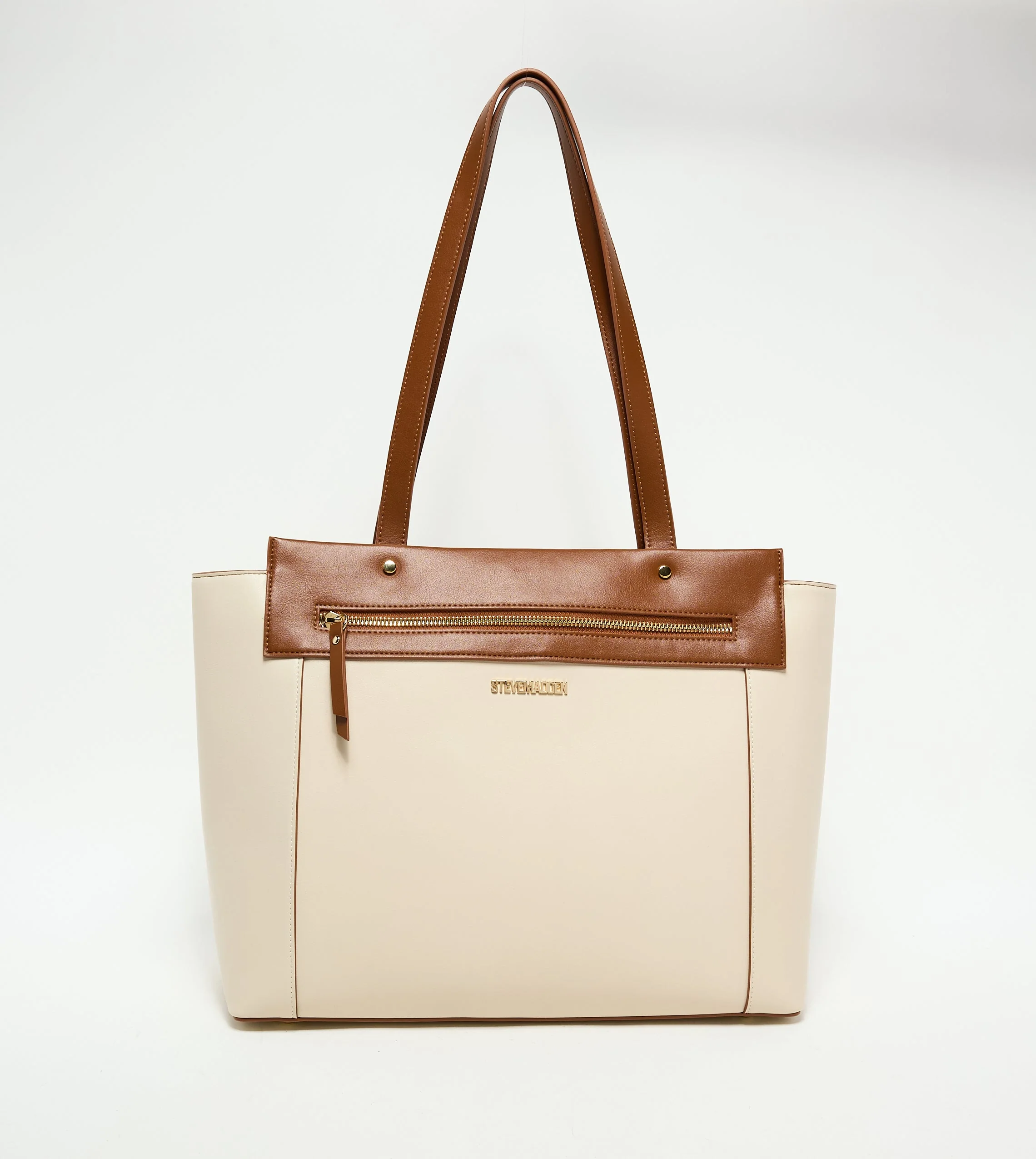 Minimalist Women's Brown Tote Bag - Image 5