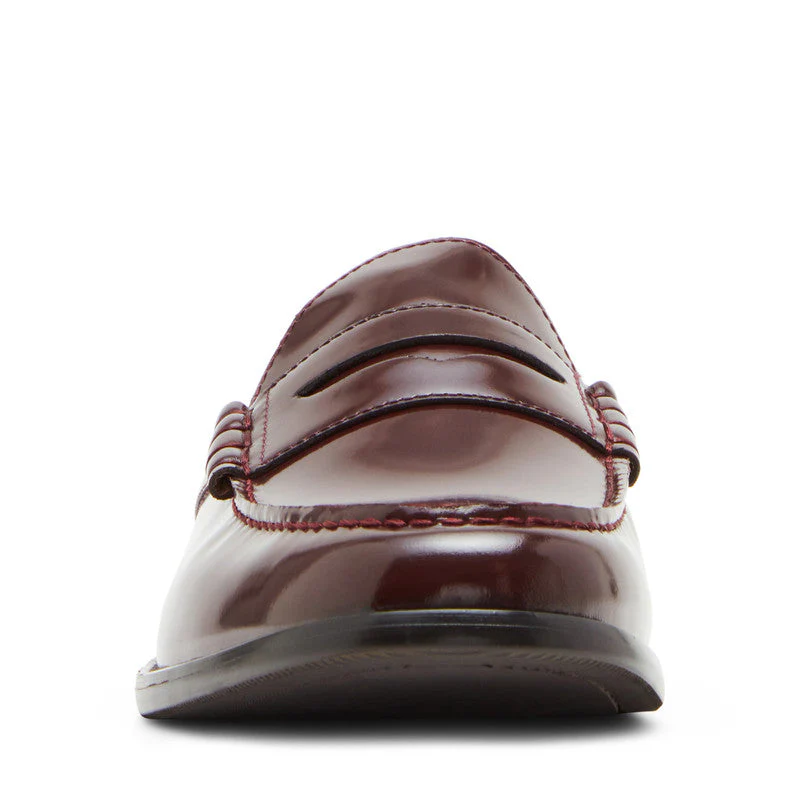 Abbott Men's Burgandy Loafers - Image 3