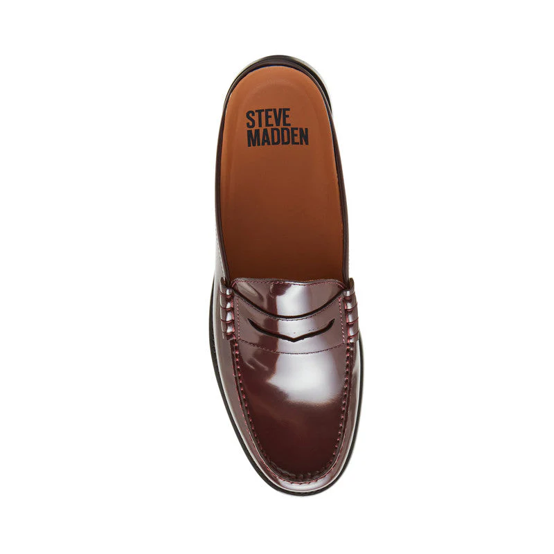 Abbott Men's Burgandy Loafers - Image 6