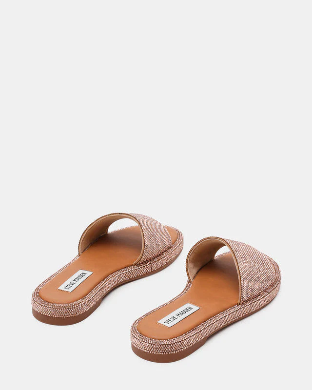 Addiie Women Brown Flat Sandals - Image 2