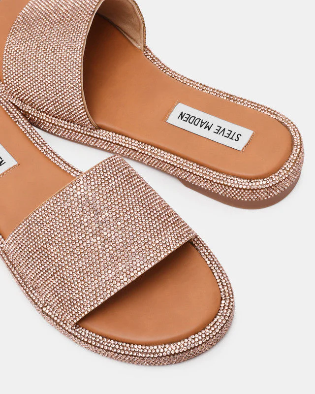 Addiie Women Brown Flat Sandals - Image 3