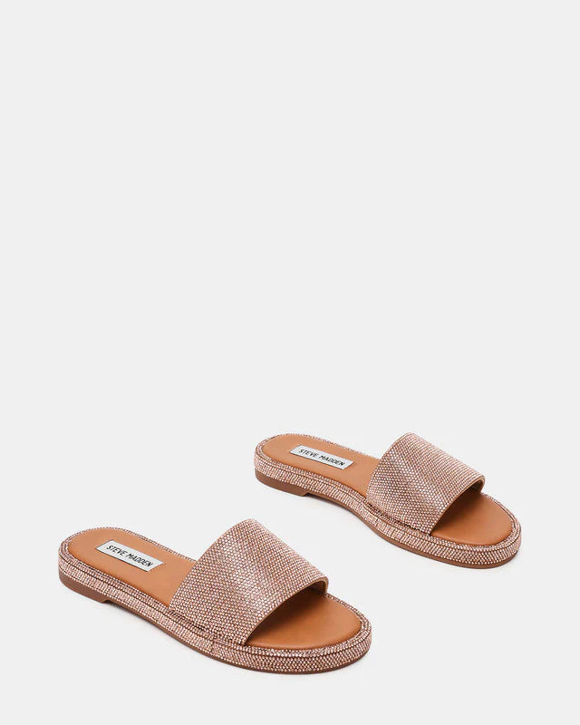 Addiie Women Brown Flat Sandals - Image 4