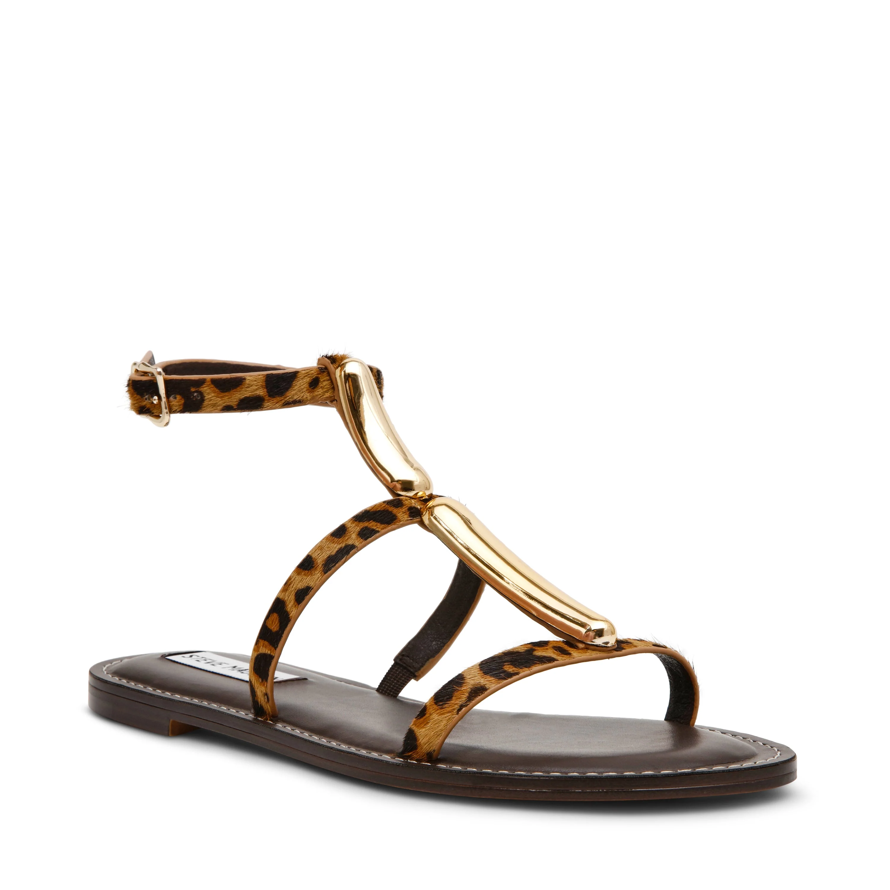 Alma-L Women's Leopard Flat Sandals