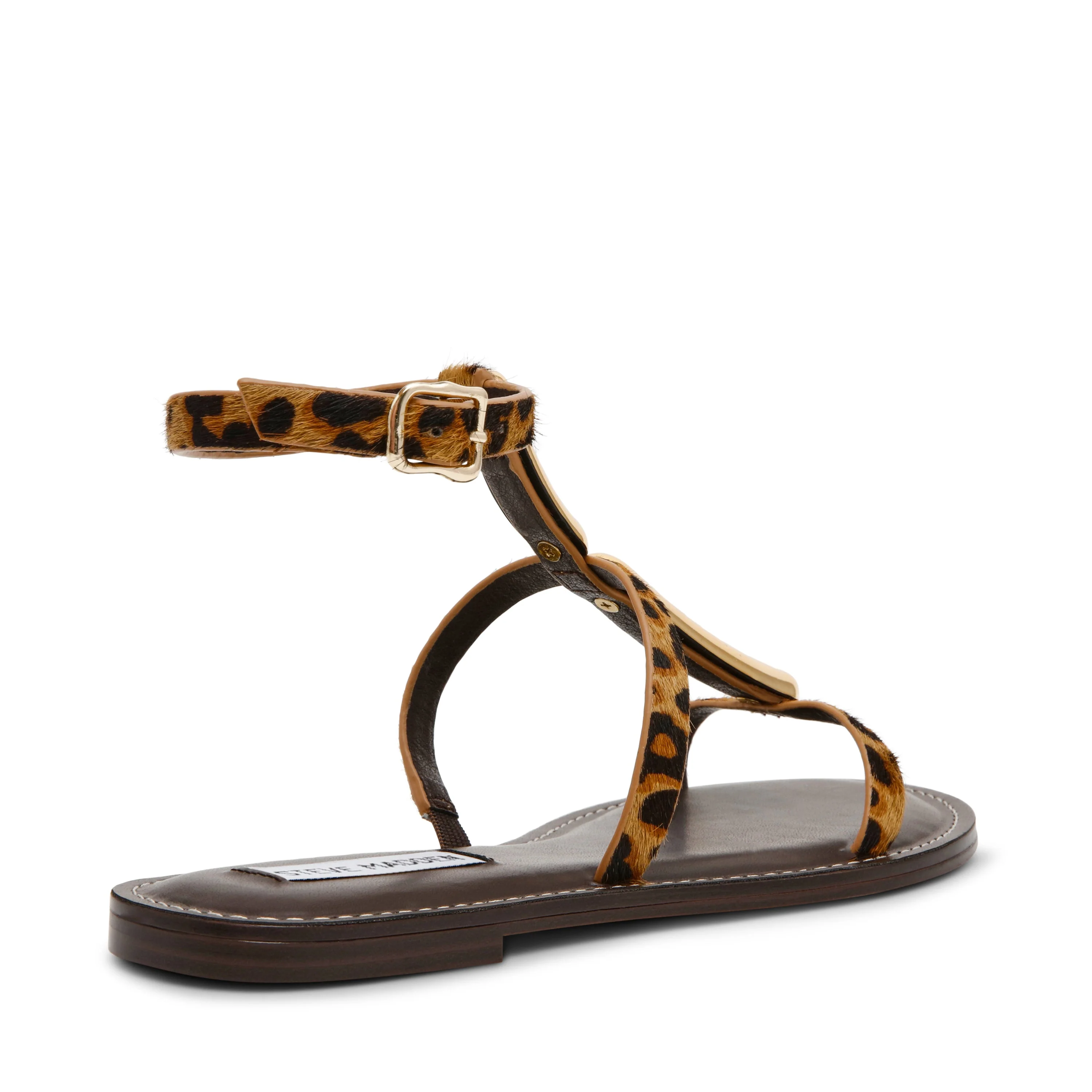 Alma-L Women's Leopard Flat Sandals - Image 2