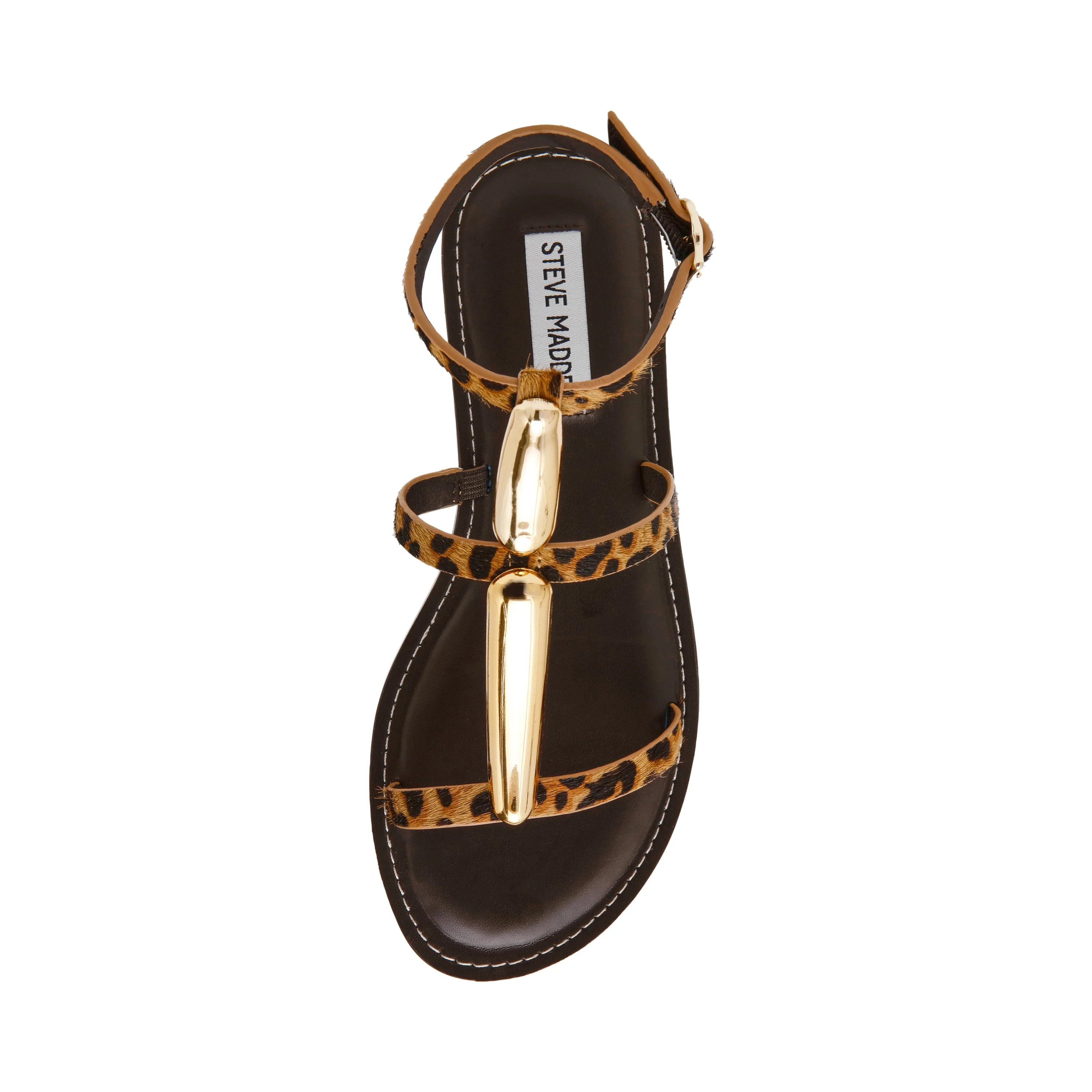 Alma-L Women's Leopard Flat Sandals - Image 4