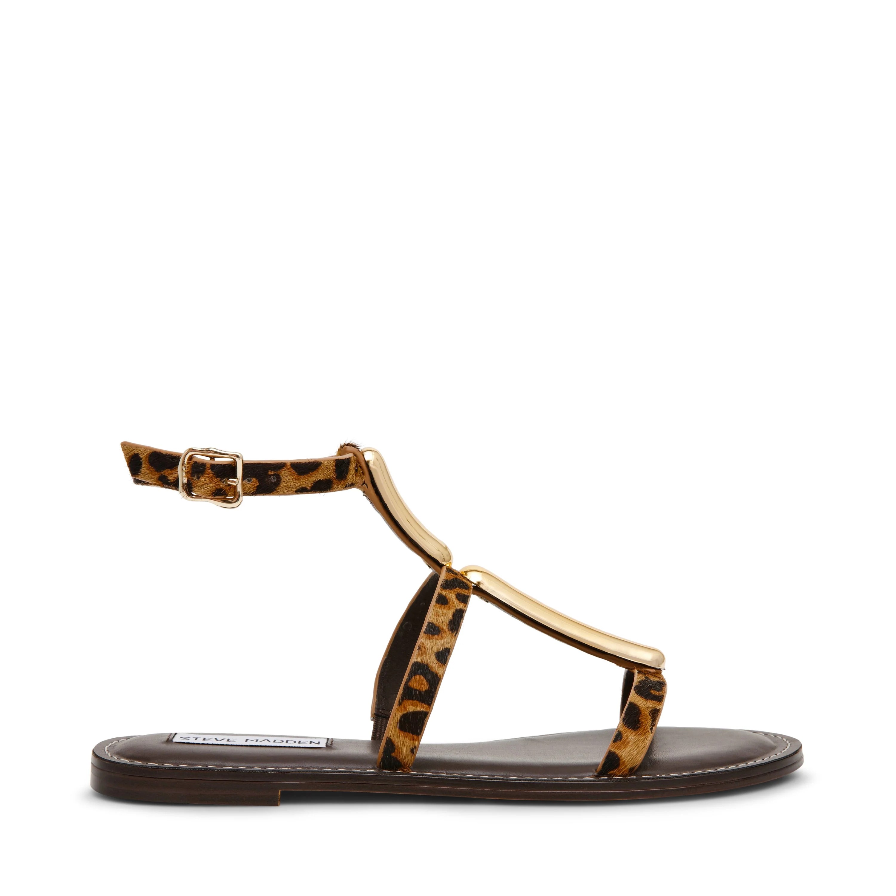 Alma-L Women's Leopard Flat Sandals - Image 7