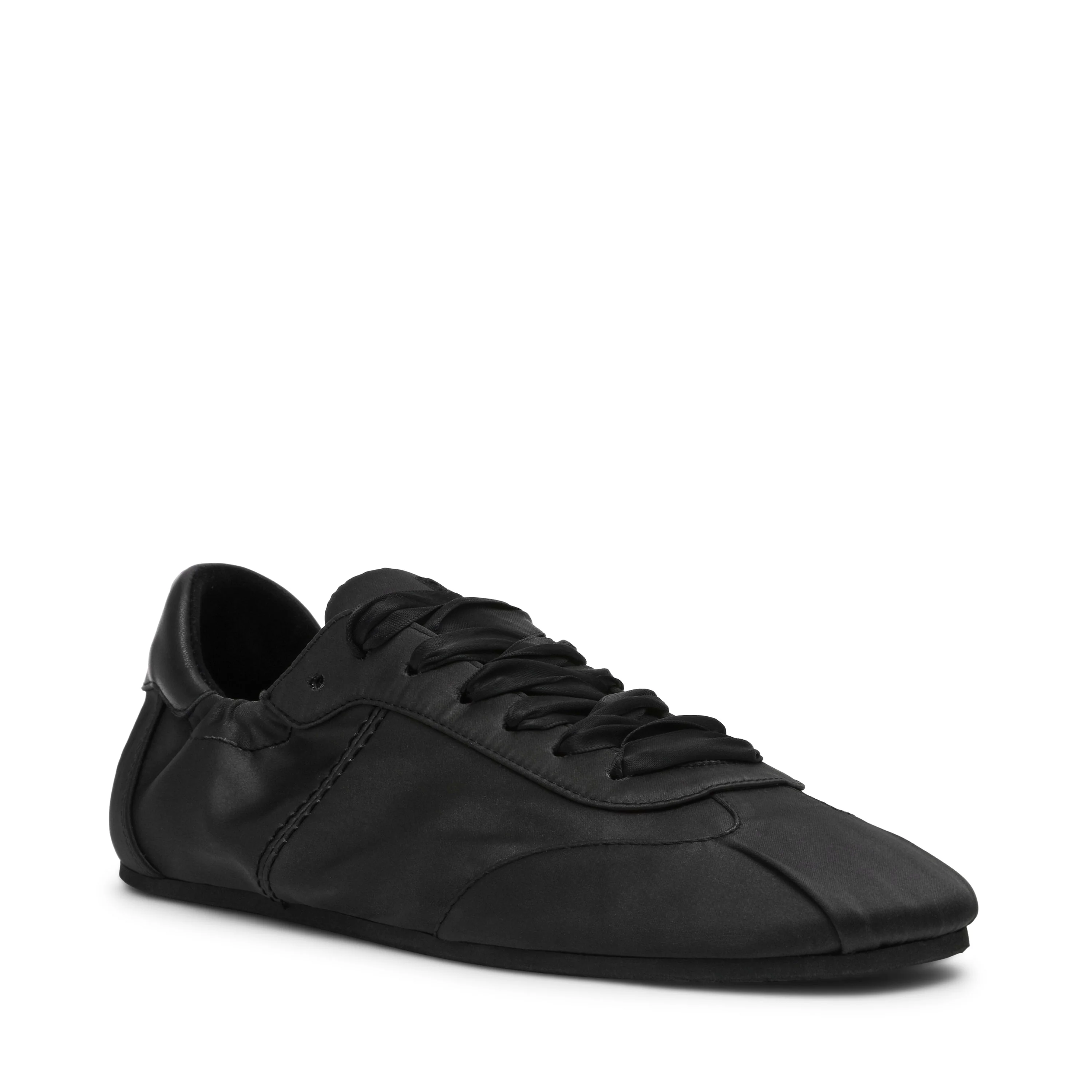 Artiste Women's Black Satin Sneakers