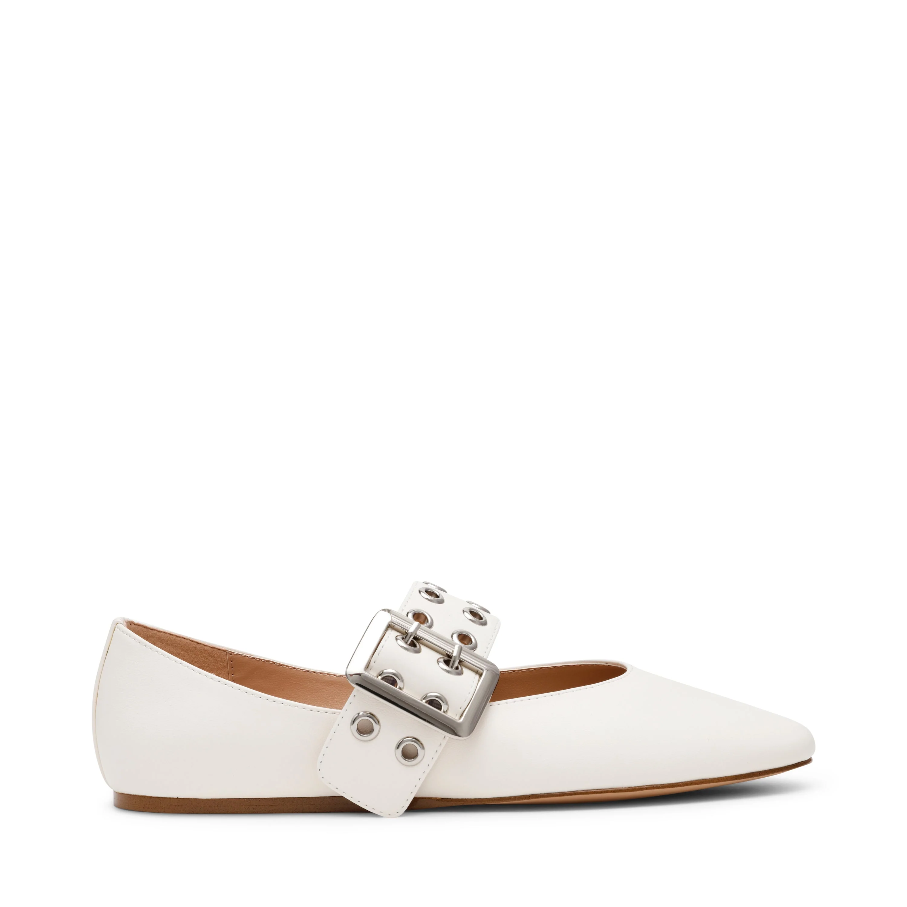 Atlantica Women's Ivory Leather Ballerinas - Image 6