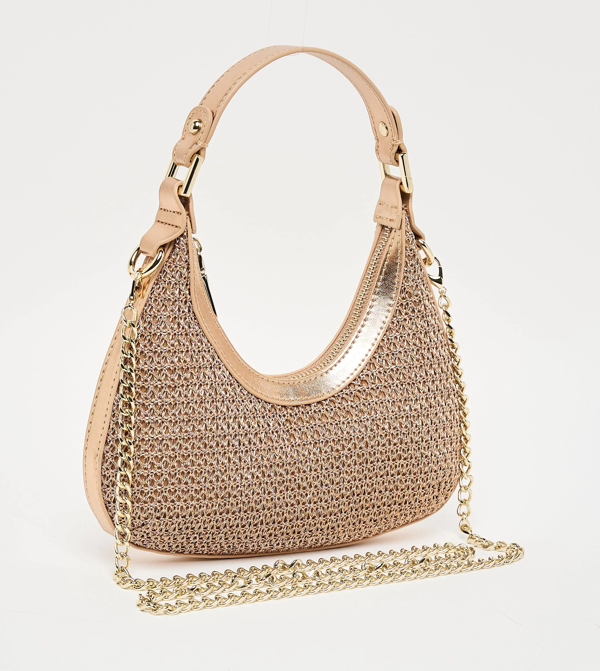 Bascend Gold Women's Hobo Bags - Image 3