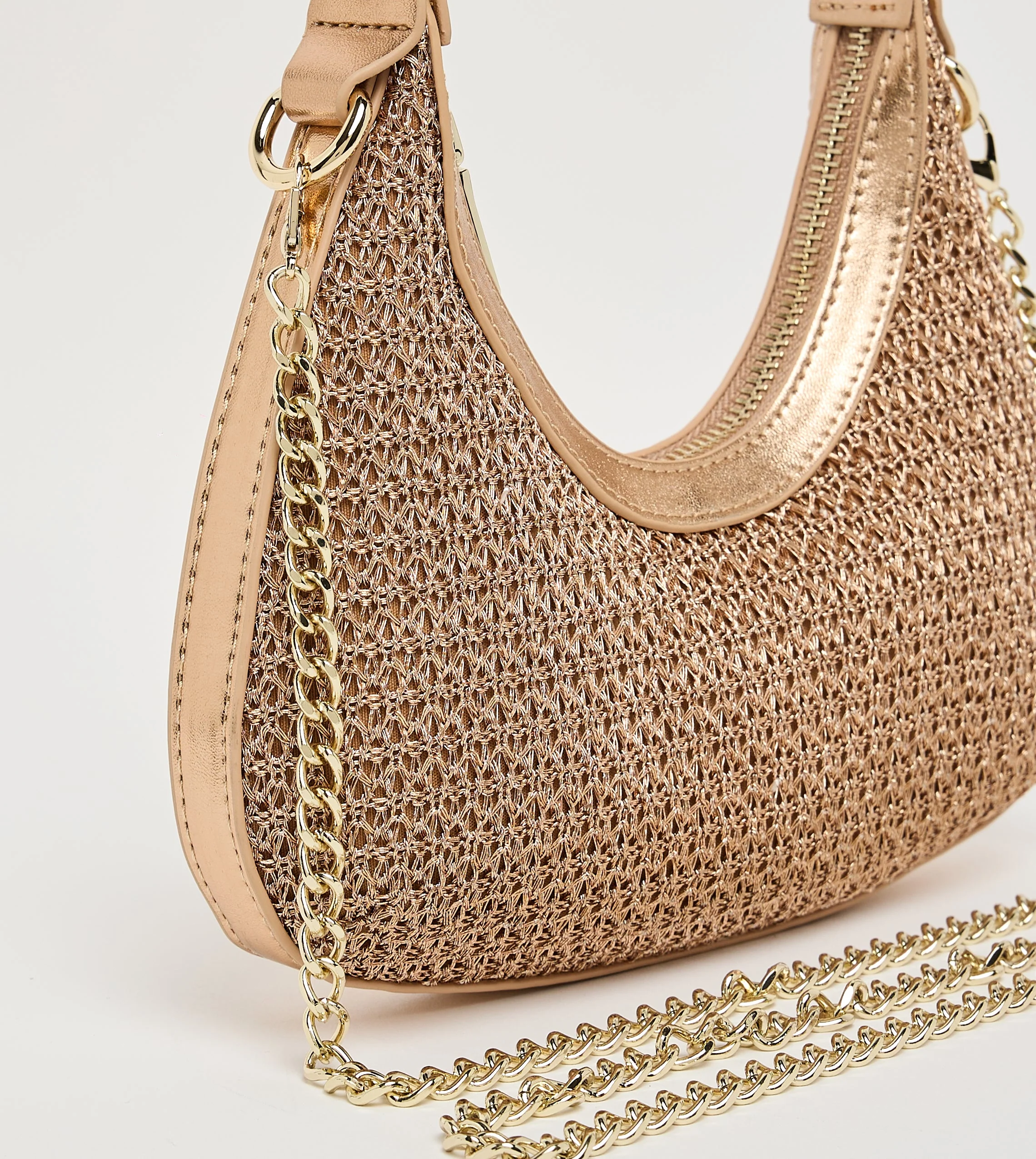 Bascend Gold Women's Hobo Bags - Image 4