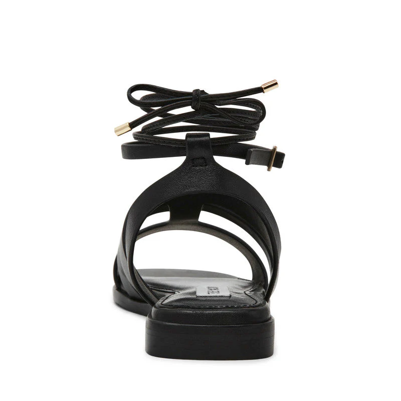 Bellevue Black Women's Flat Sandals - Image 3