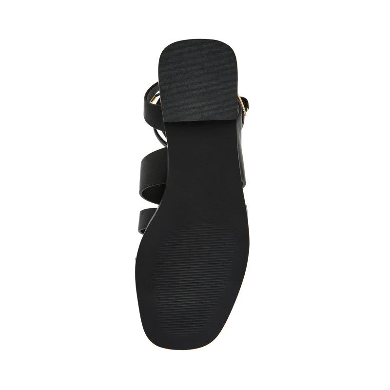 Bellevue Black Women's Flat Sandals - Image 4