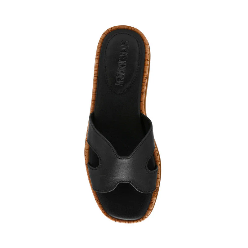 Benchmark Black Women's Flat Sandals - Image 3