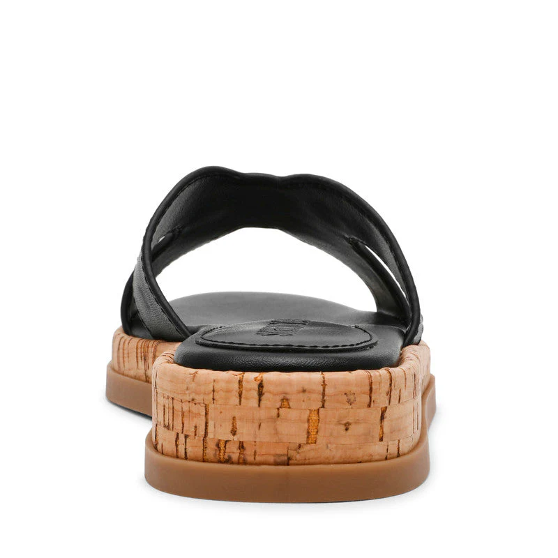 Benchmark Black Women's Flat Sandals - Image 4