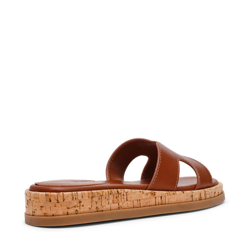 Benchmark Brown Women's Flat Sandals - Image 2