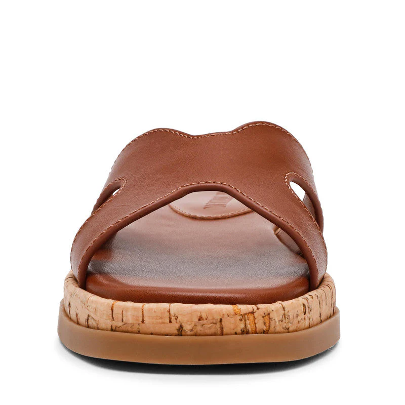 Benchmark Brown Women's Flat Sandals - Image 4