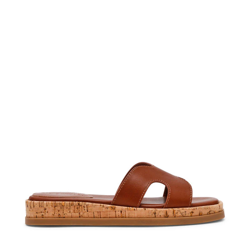 Benchmark Brown Women's Flat Sandals - Image 5