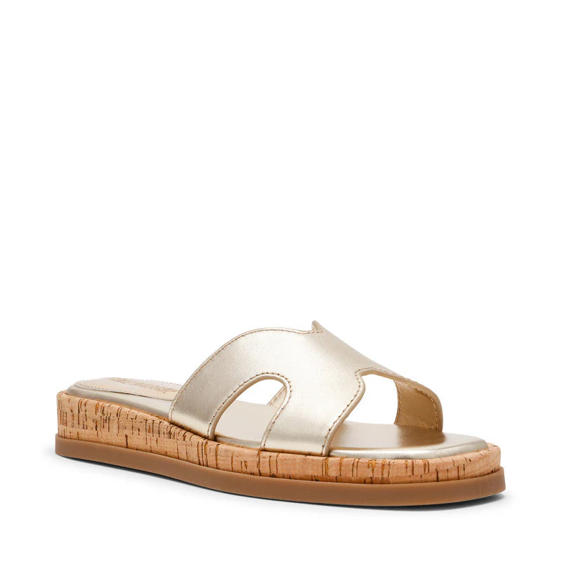 Benchmark Gold Women's Flat Sandals