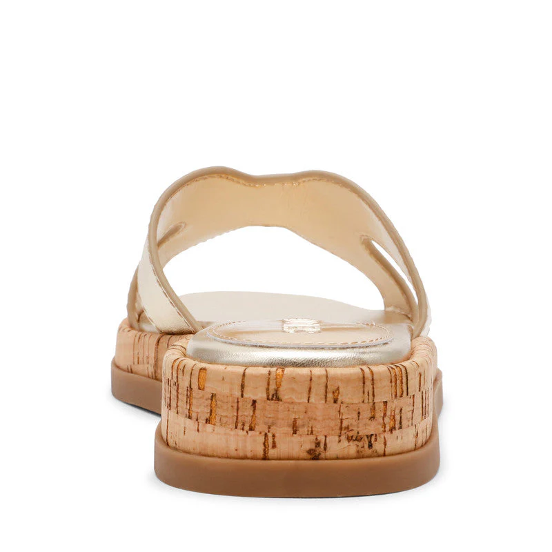 Benchmark Gold Women's Flat Sandals - Image 4