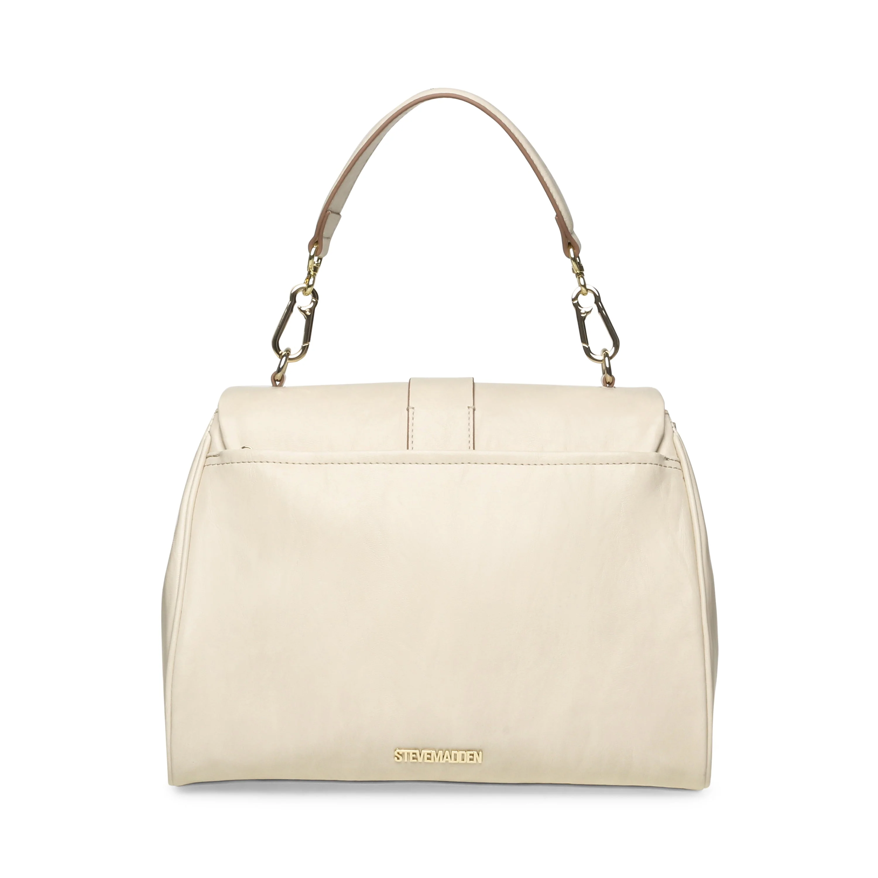 Bengine Women's Bone/Gold Satchel Bag - Image 3
