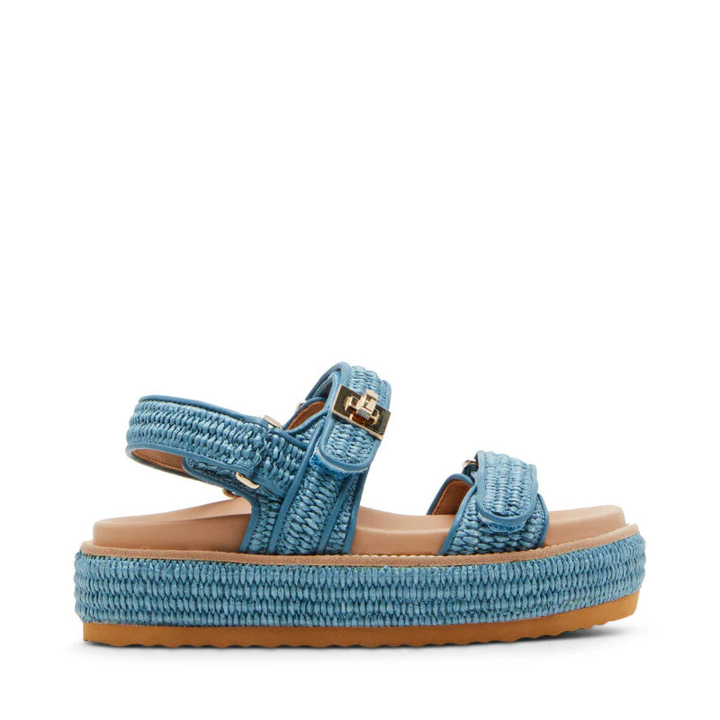 Bigmona Blue Women's Flat-Casual Sandals