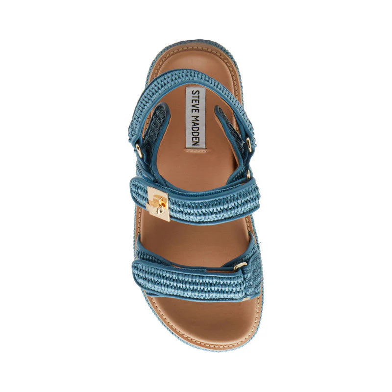 Bigmona Blue Women's Flat-Casual Sandals - Image 2