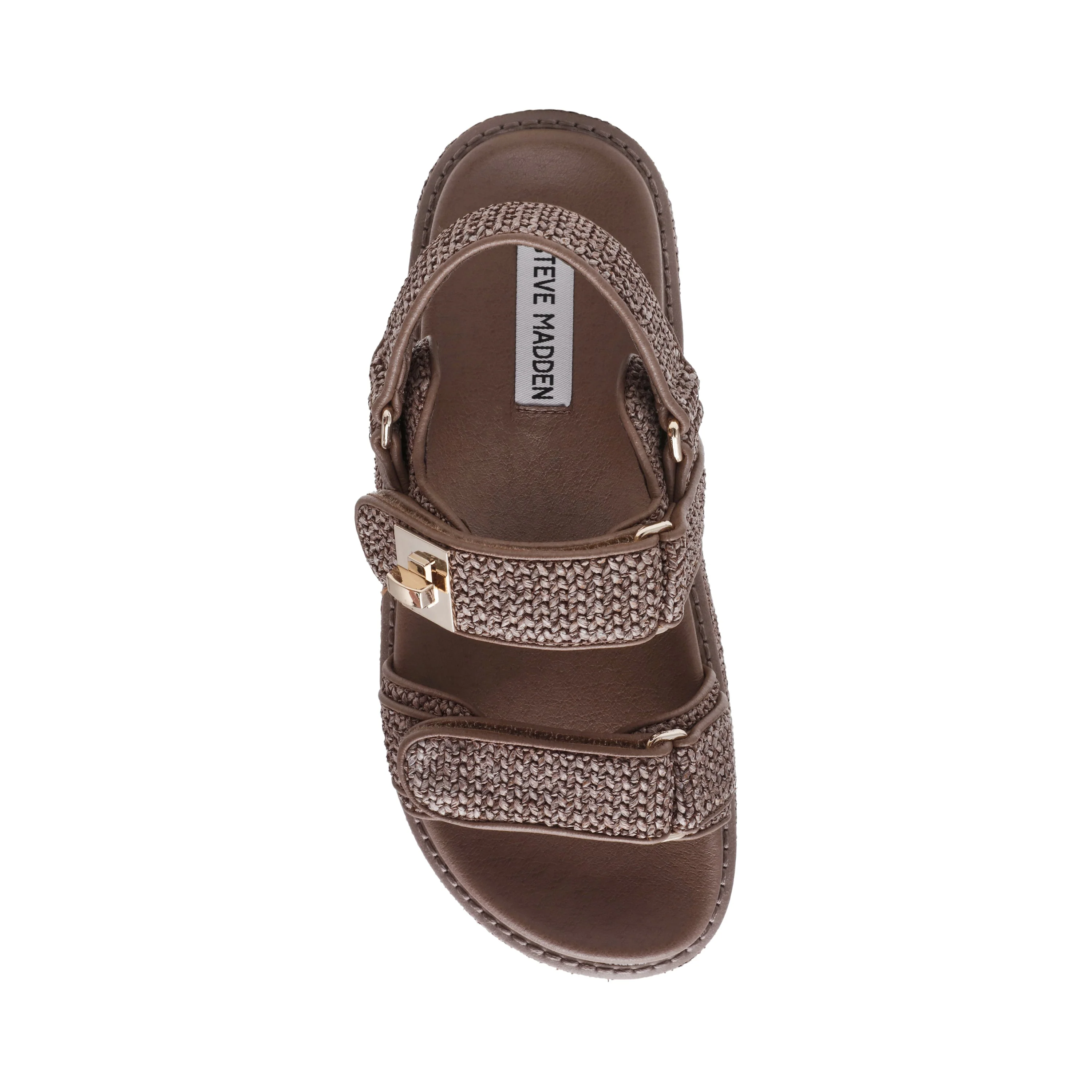 Bigmona Women's Charcoal Flat Sandals - Image 4