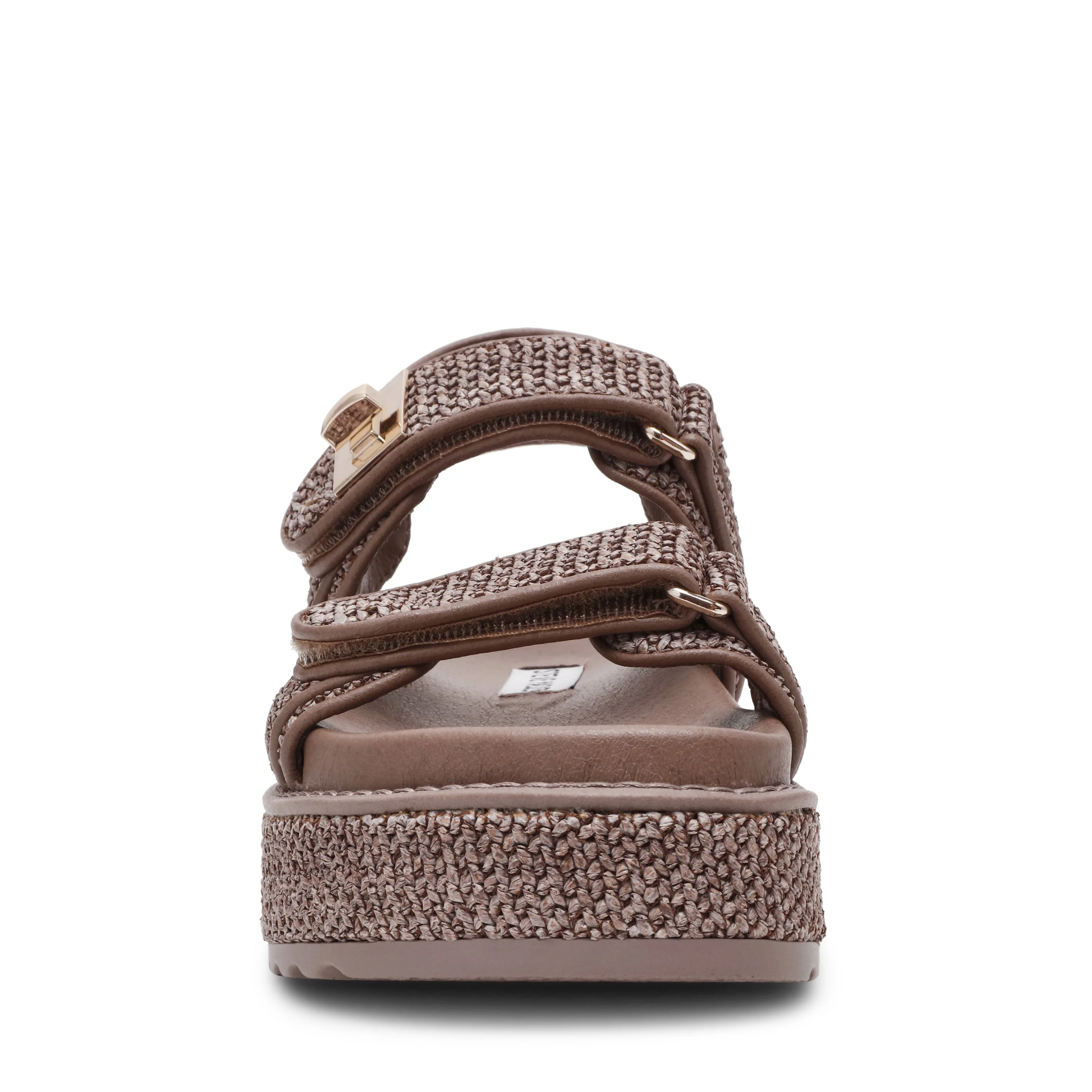 Bigmona Women's Charcoal Flat Sandals - Image 6