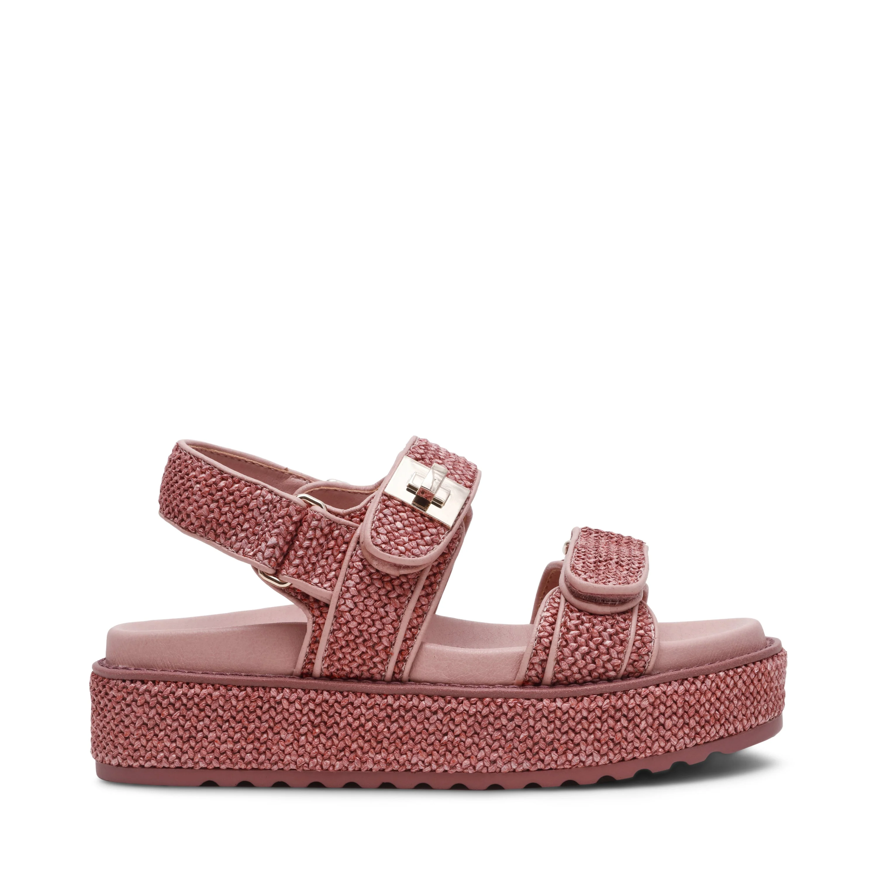 Bigmona Women's Dusty Pink Flat Sandals - Image 7