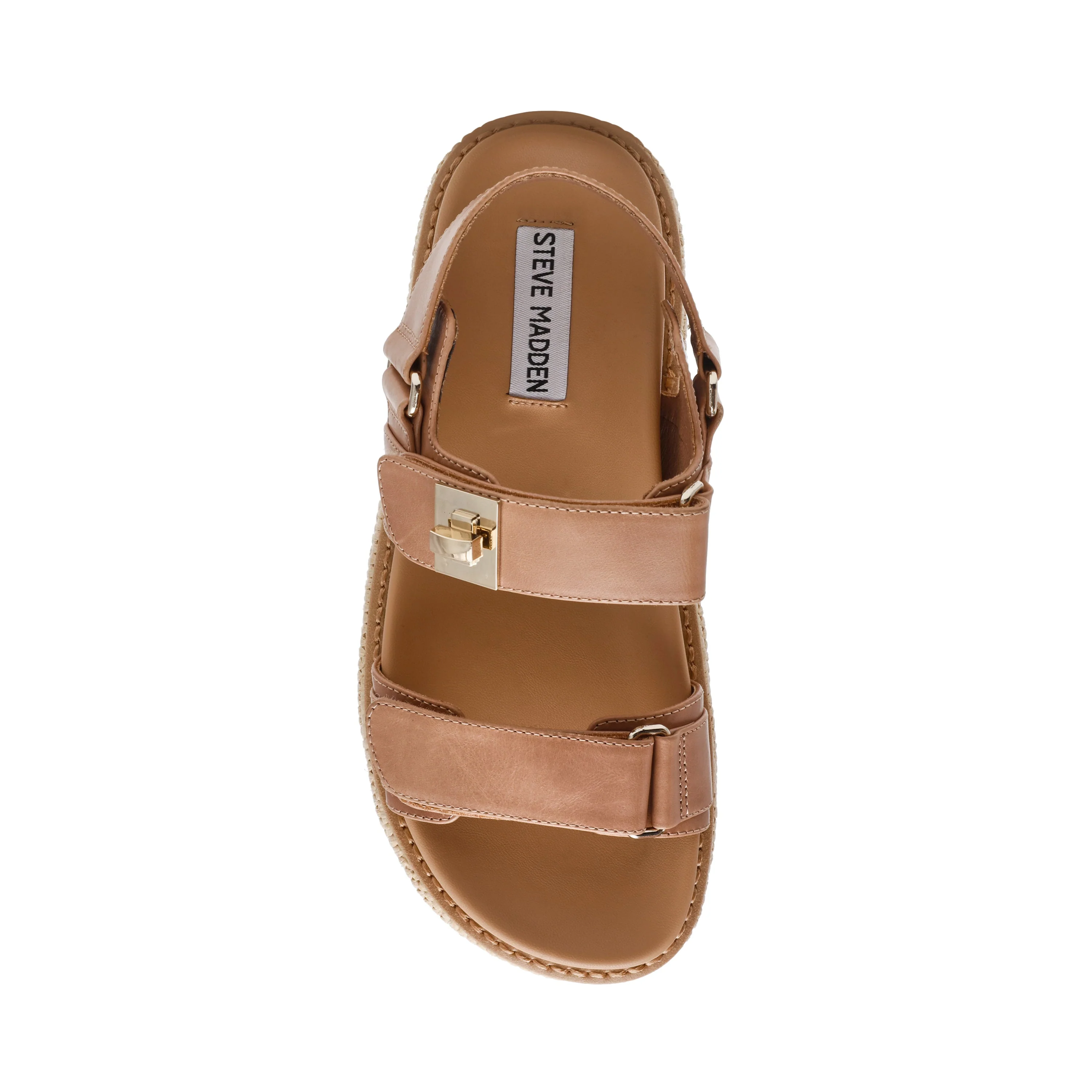 Bigmona Women's Natural Leather Flat Sandals - Image 4