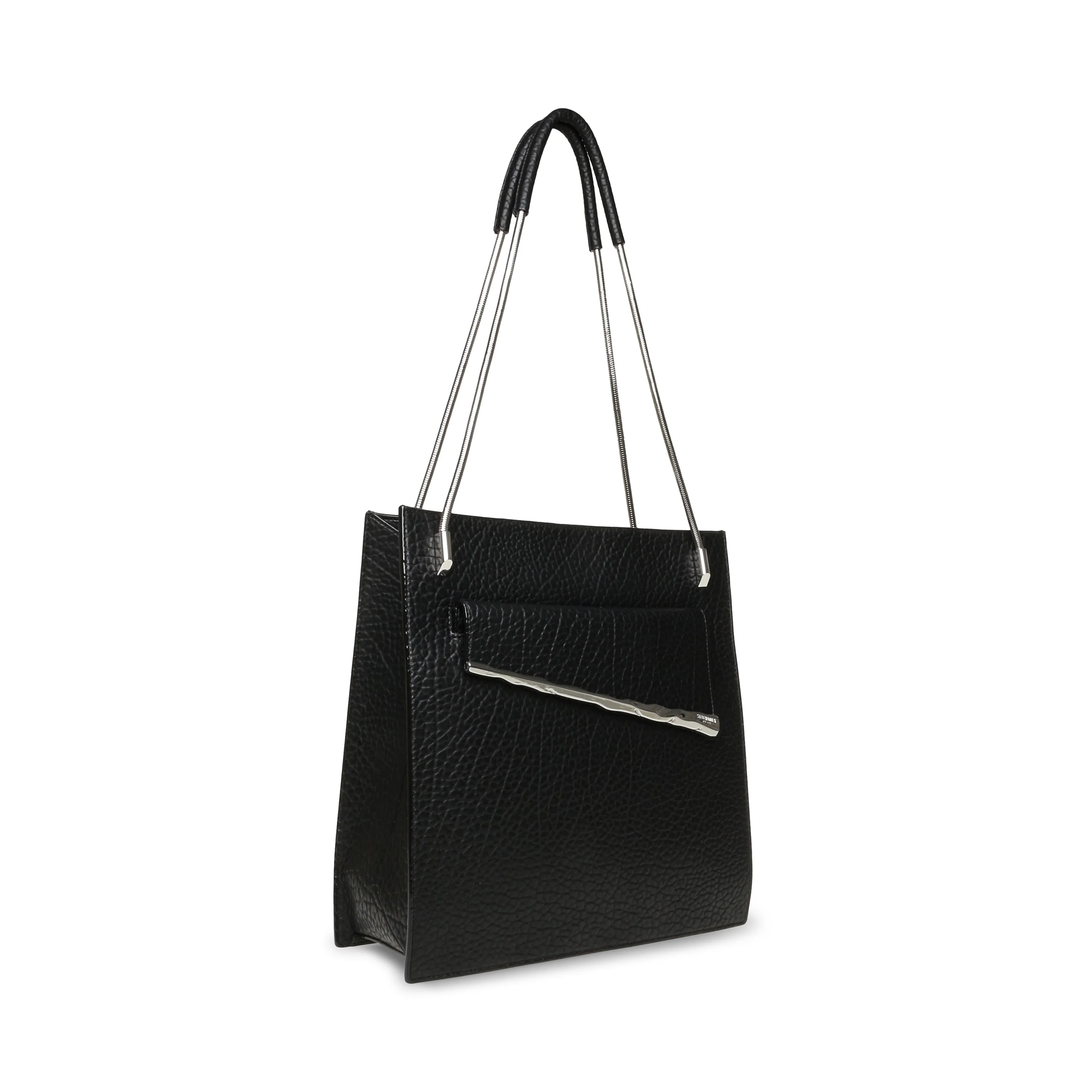 Juliett Women's Black/Silver Shoulder Bag - Image 3