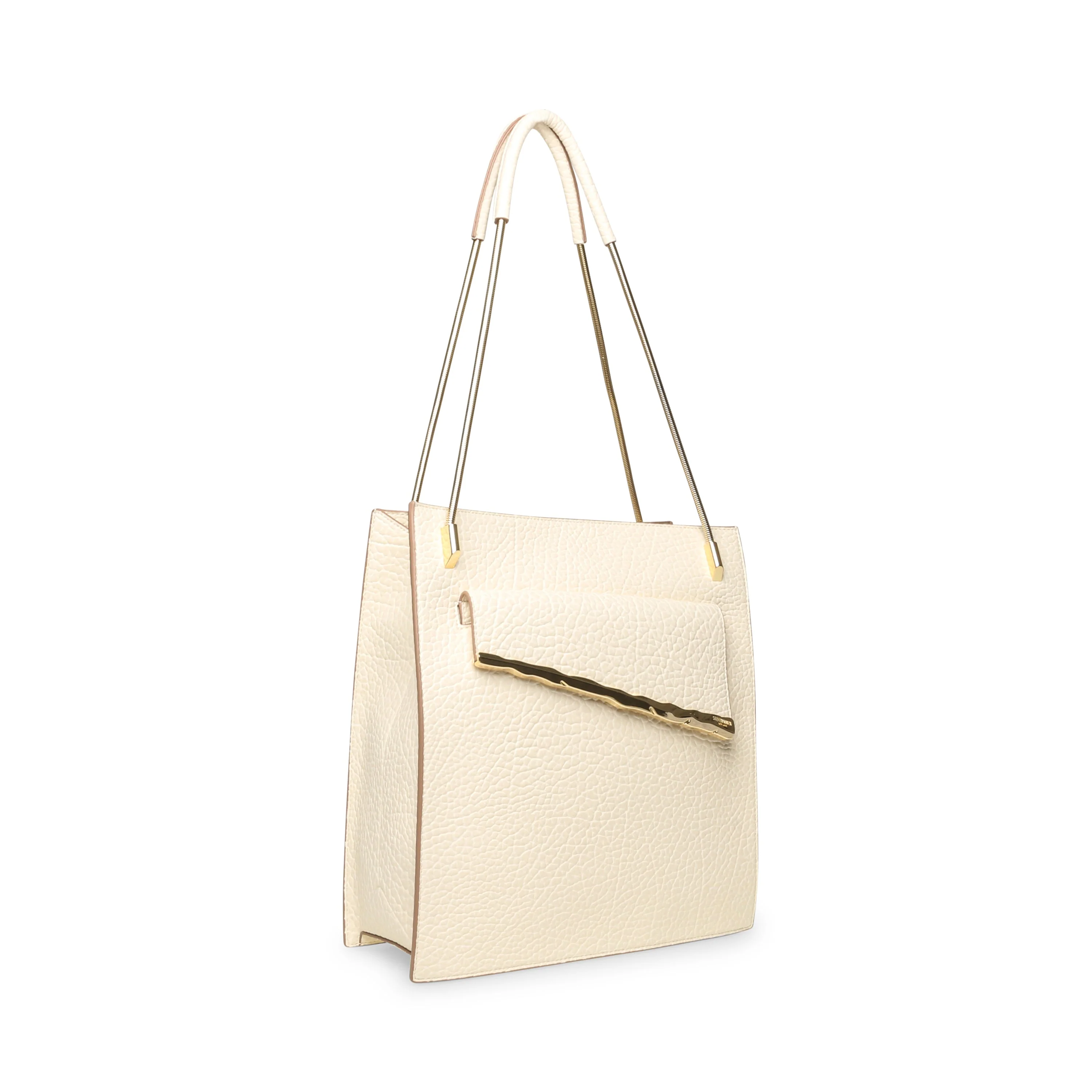 Juliett Women's Bone/Gold Shoulder Bag - Image 3