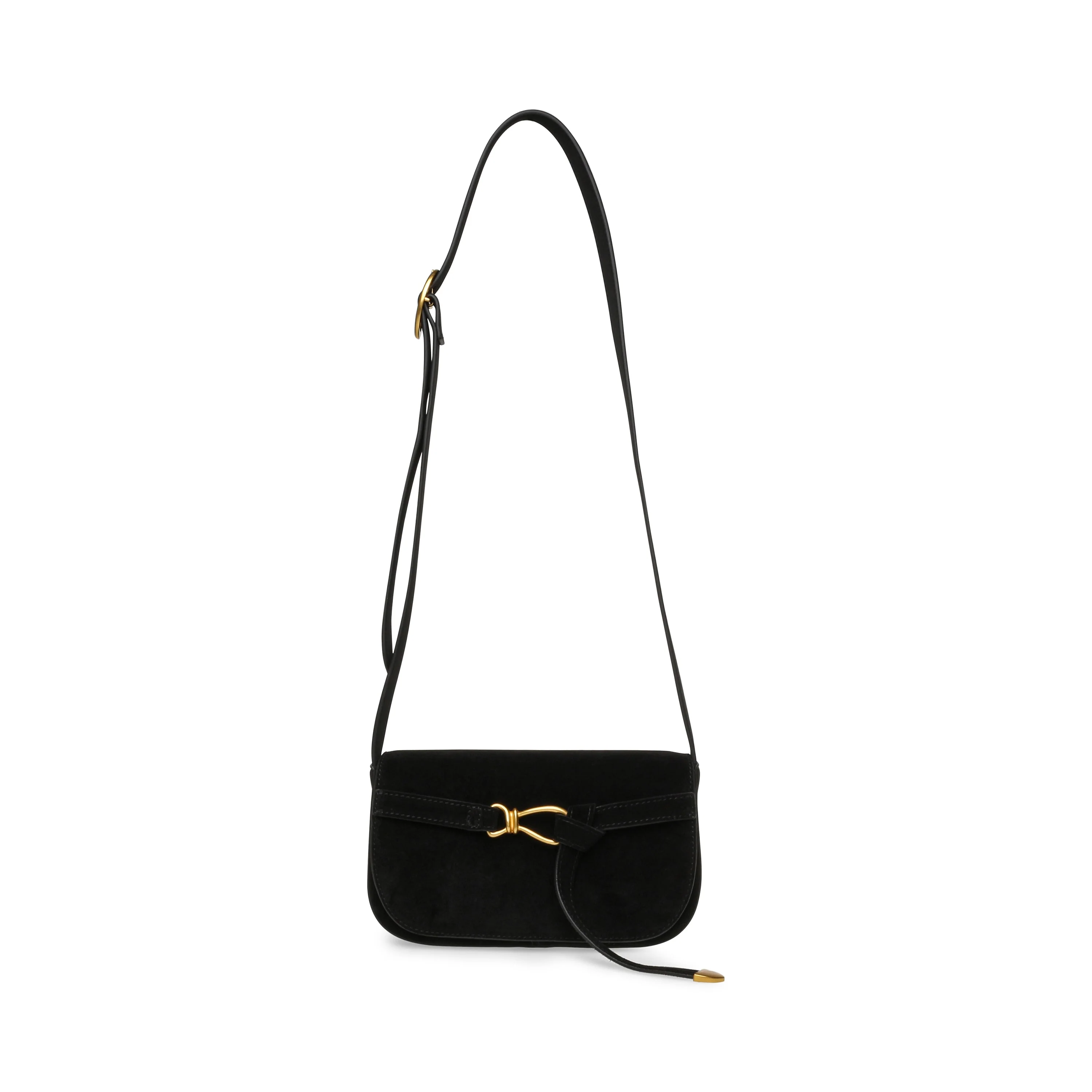 Klare Women's Black/Gold Crossbody Bag