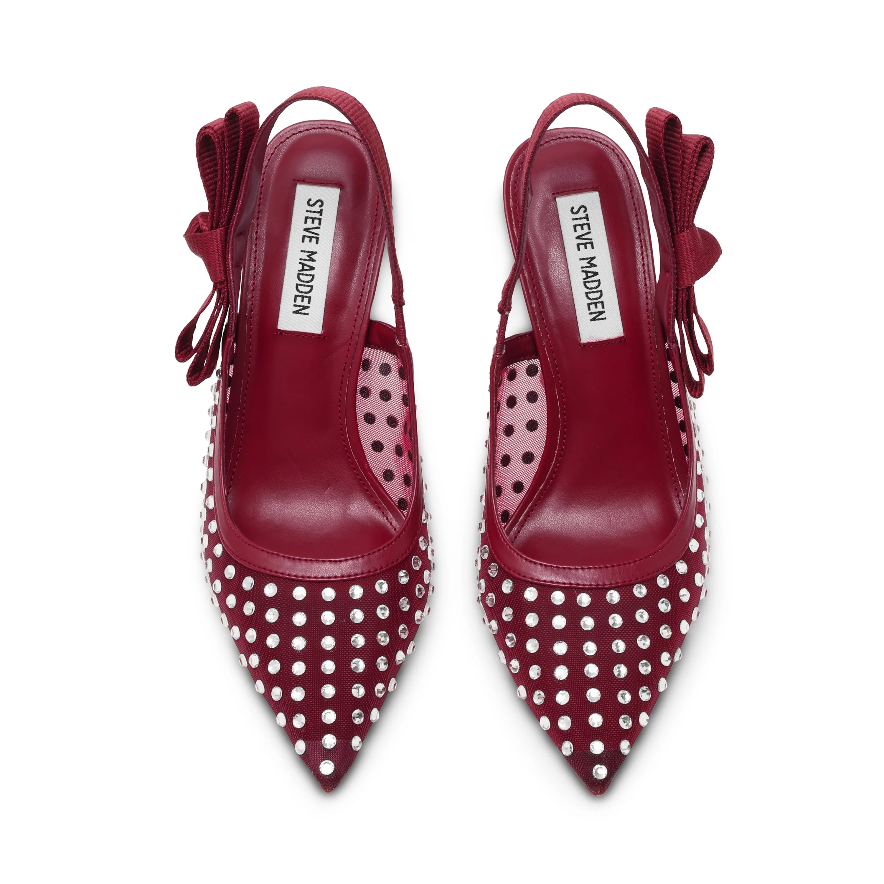 Brylie-R Women's Cherry Red Heels - Image 6