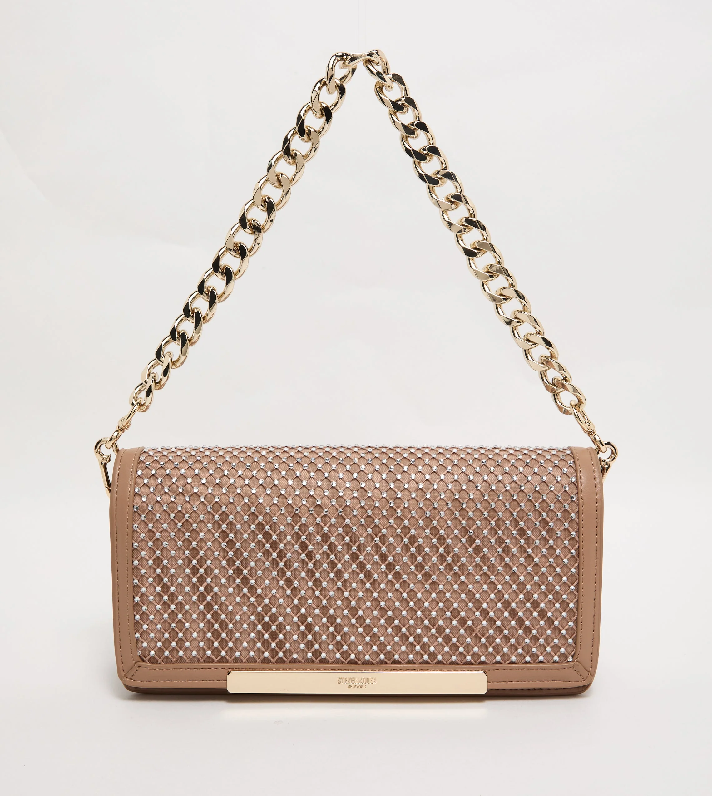 Btaya Women's Nude Shoulder Bag