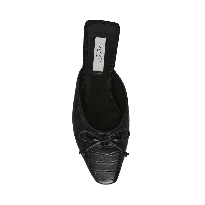 Calandra Black Women's Flat-Dress Shoes - Image 6
