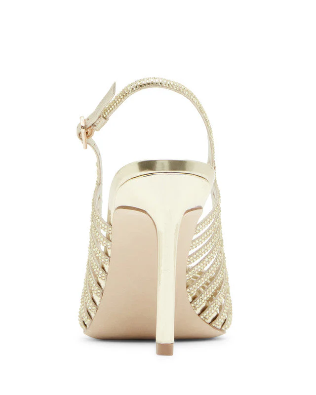 Carleigh Women's Gold Heels - Image 2