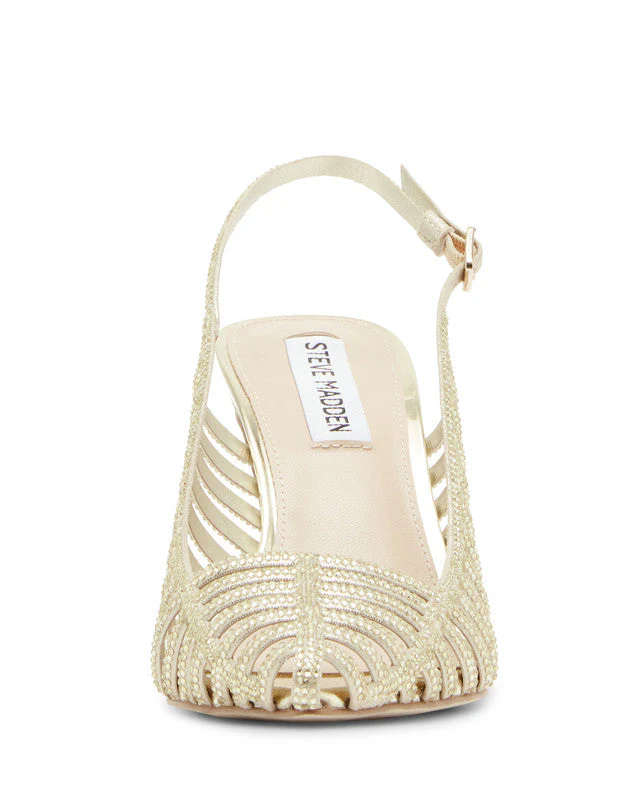 Carleigh Women's Gold Heels - Image 4