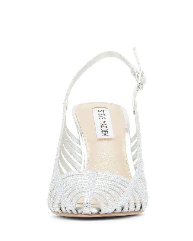 Carleigh Women's Silver Heels - Image 5