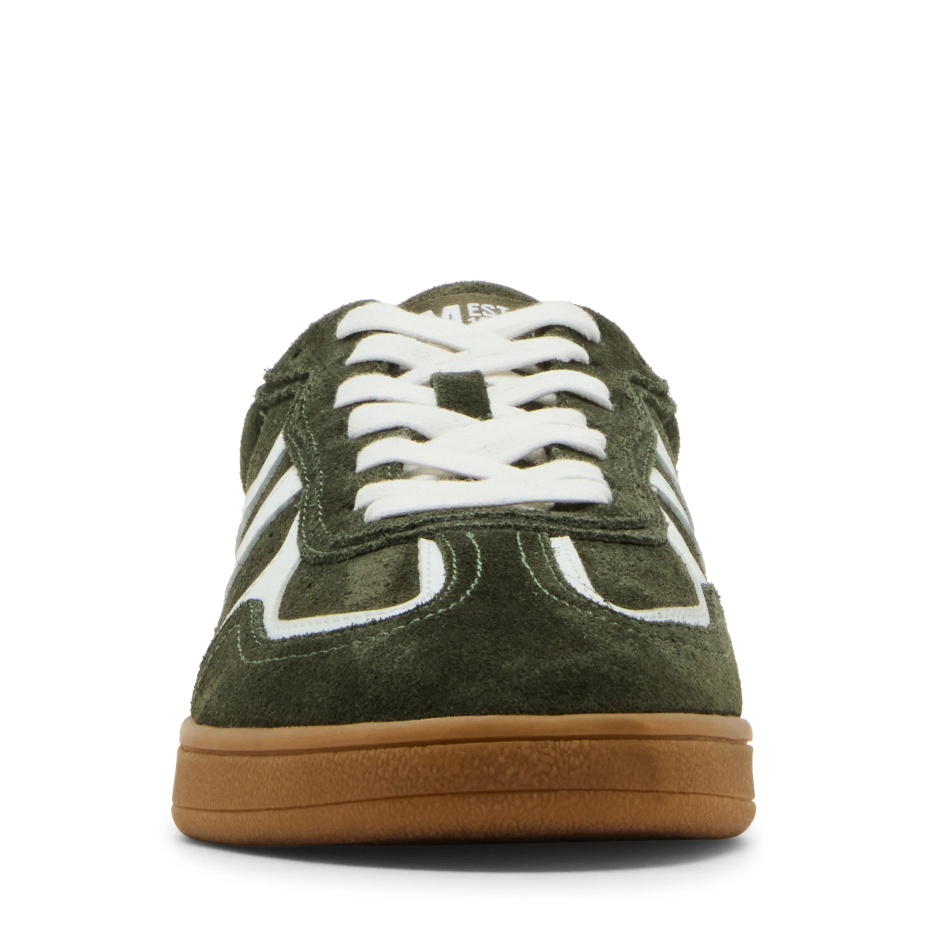 Carson Men's Olive Suede Sneakers - Image 5