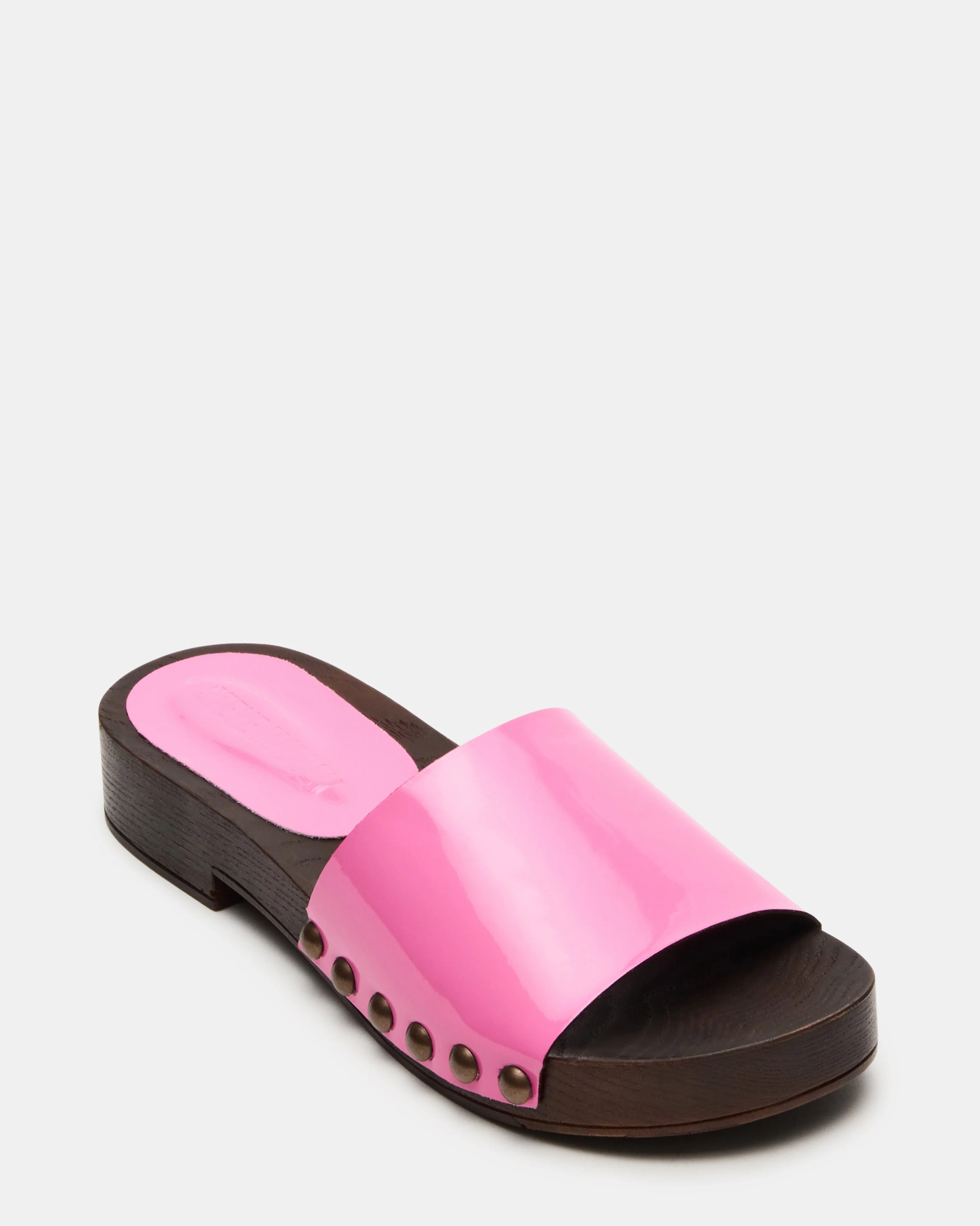 Cento Women's Pink Patent Flat Sandals - Image 2