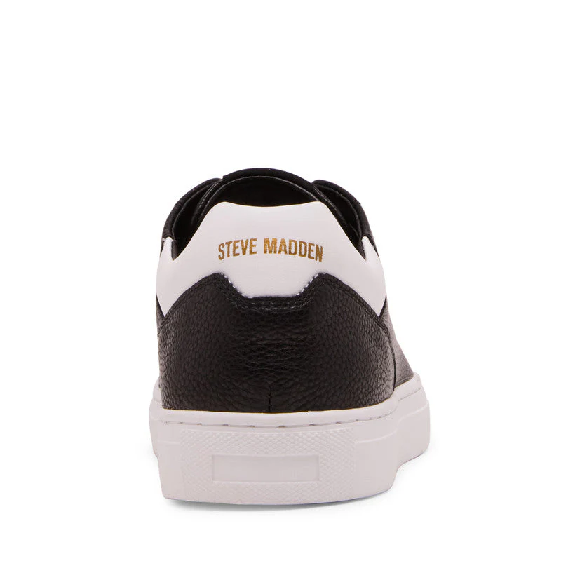 Chardd Men's Black Low Top Sneakers - Image 4