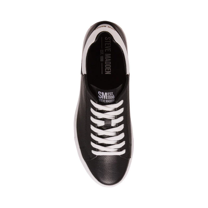 Chardd Men's Black Low Top Sneakers - Image 5