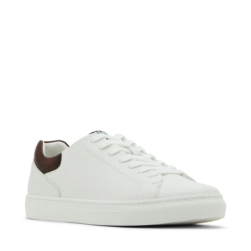 Chardd Men's White Low Top Sneakers