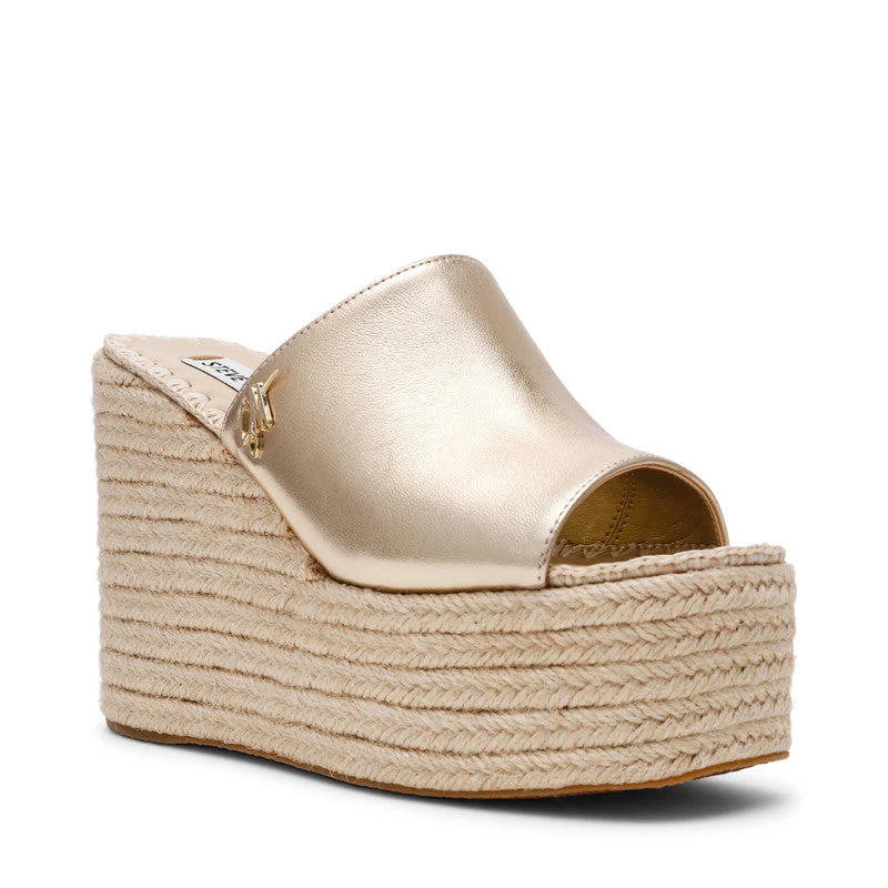 Cruzur Gold Women's Wedges