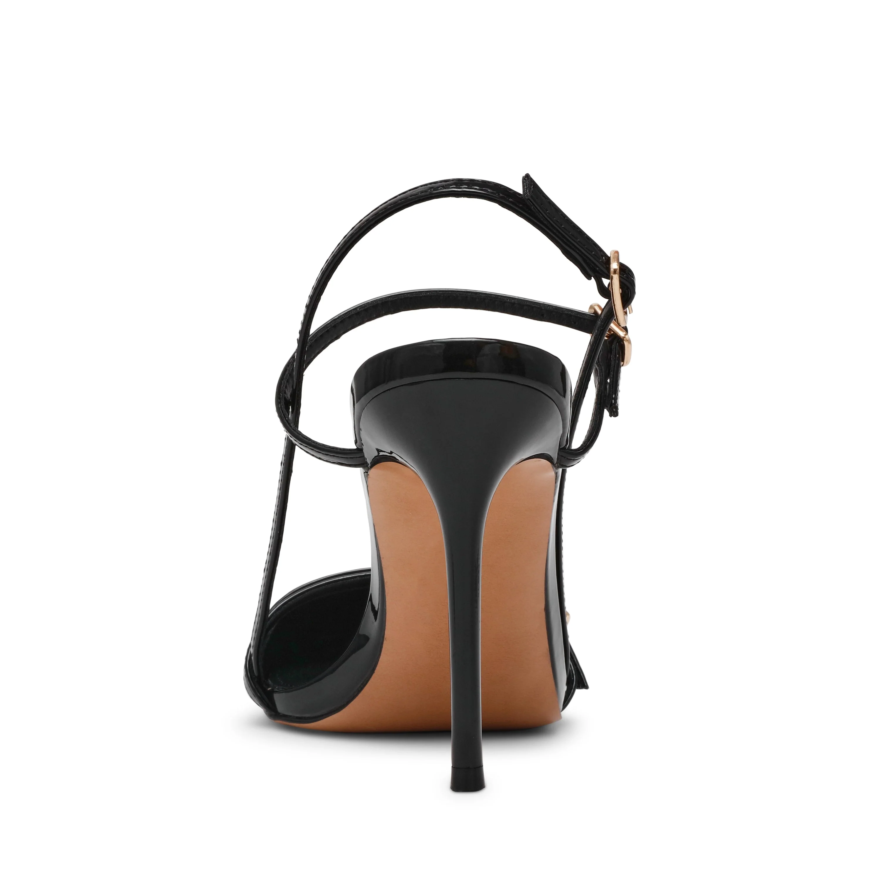 DEAGAN BLACK PATENT HEELS - Image 4