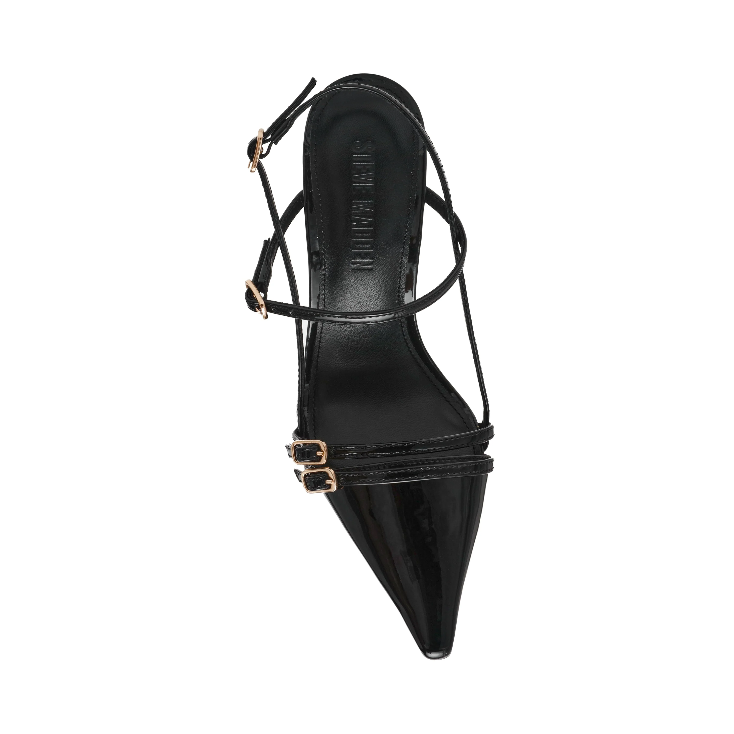 DEAGAN BLACK PATENT HEELS - Image 5