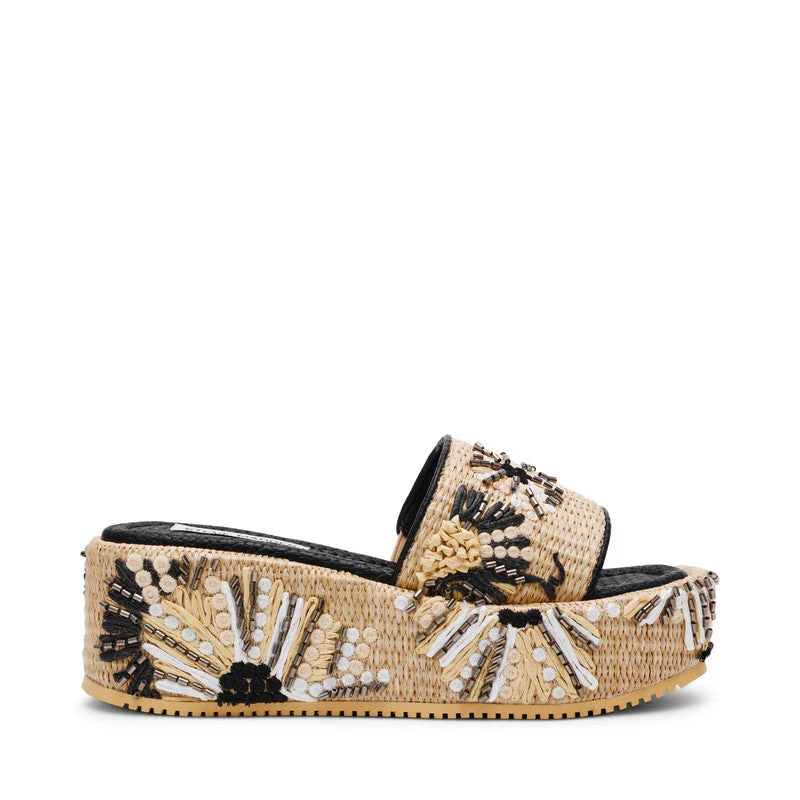 Decor Black Women's Wedge Sandals - Image 4