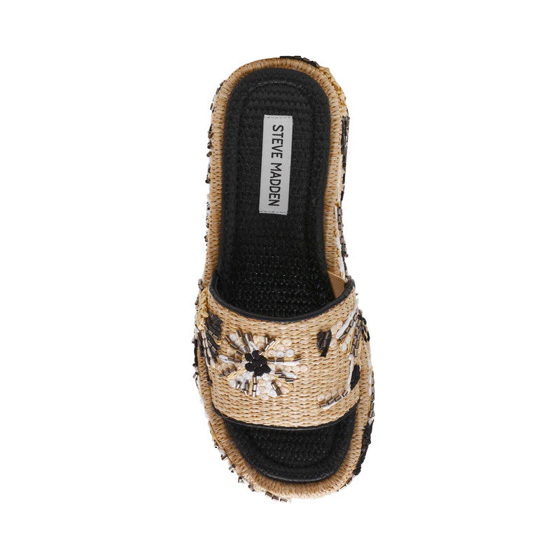 Decor Black Women's Wedge Sandals - Image 5