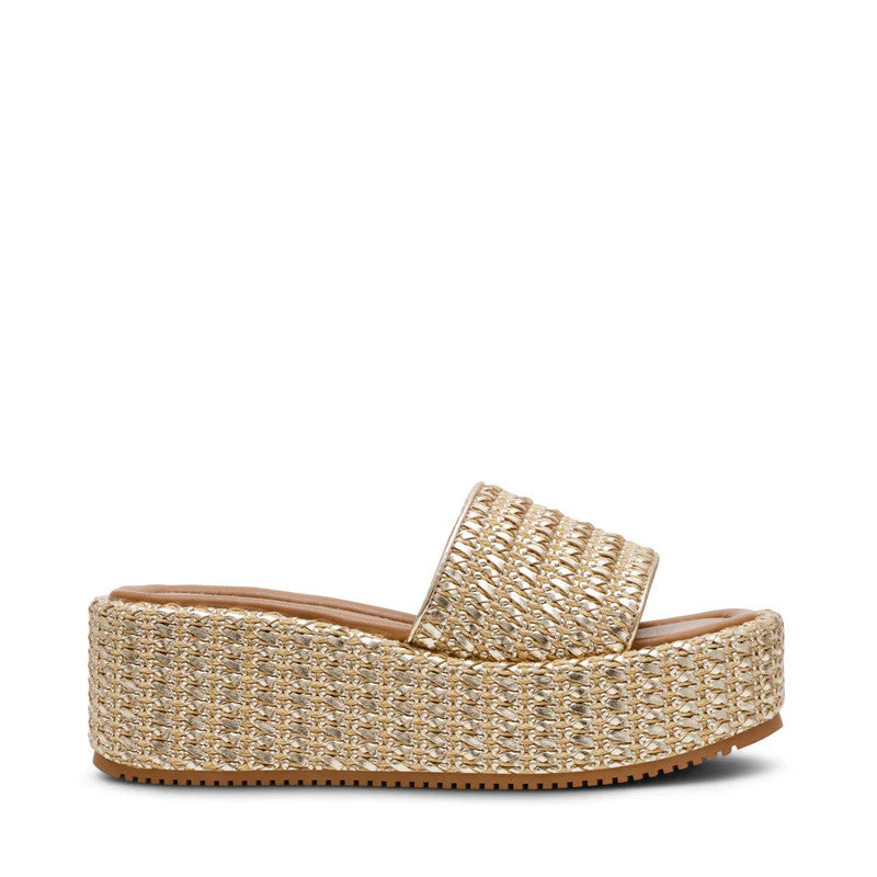 Decor Gold Women's Wedge Sandals - Image 5